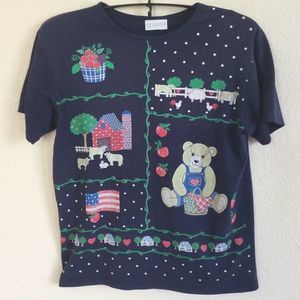 - Vintage 80s SCARAB San Francisco Single Stitch Women's Shirt L